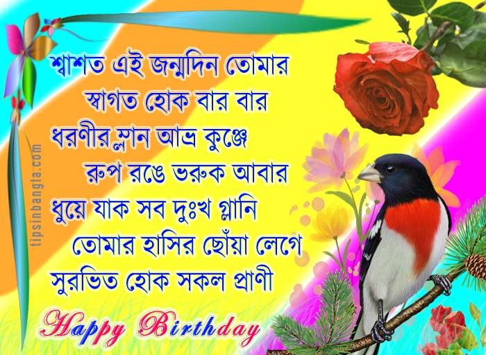 bangla birthday sms wishes